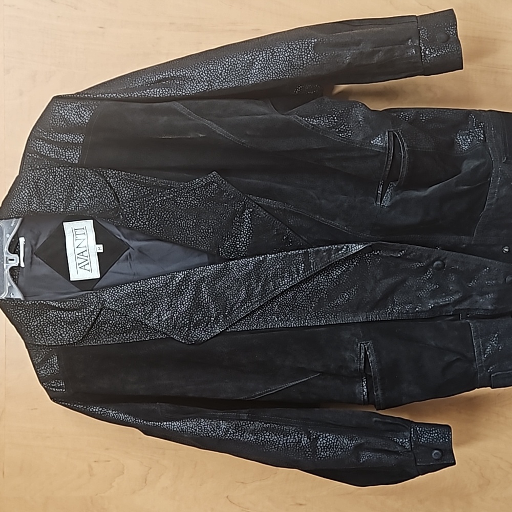 Avanti Suede bomber jacket Medium